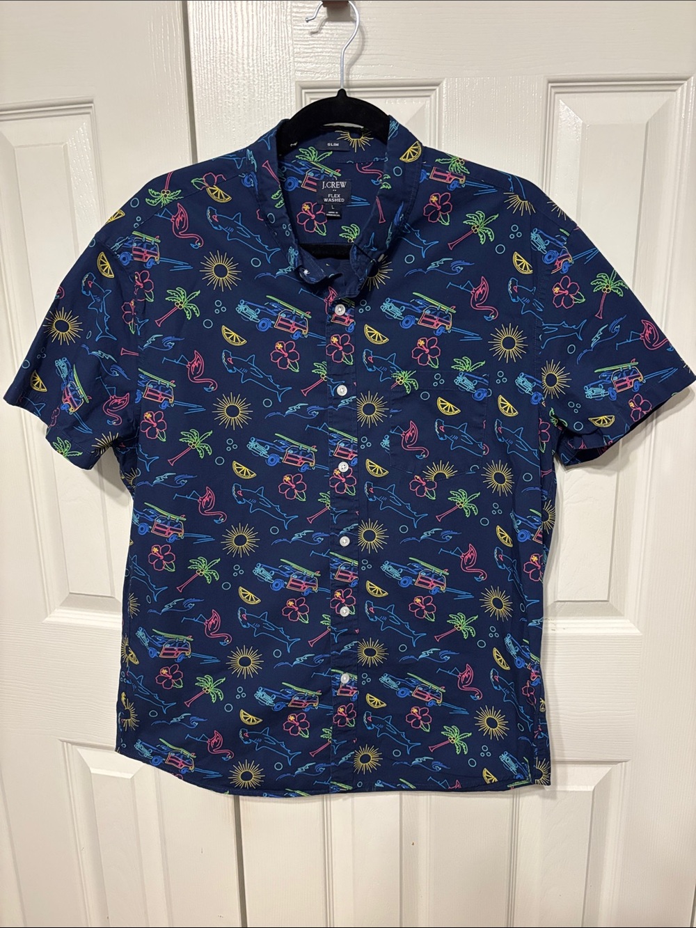 J. Crew Slim Flex Casual Shirt